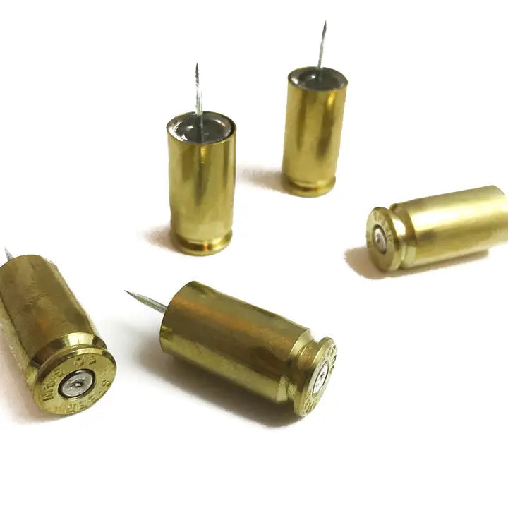 Bullet Casing Pushpins