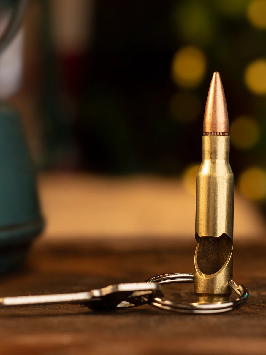 7.62 Real Bullet Keychain Bottle Opener
