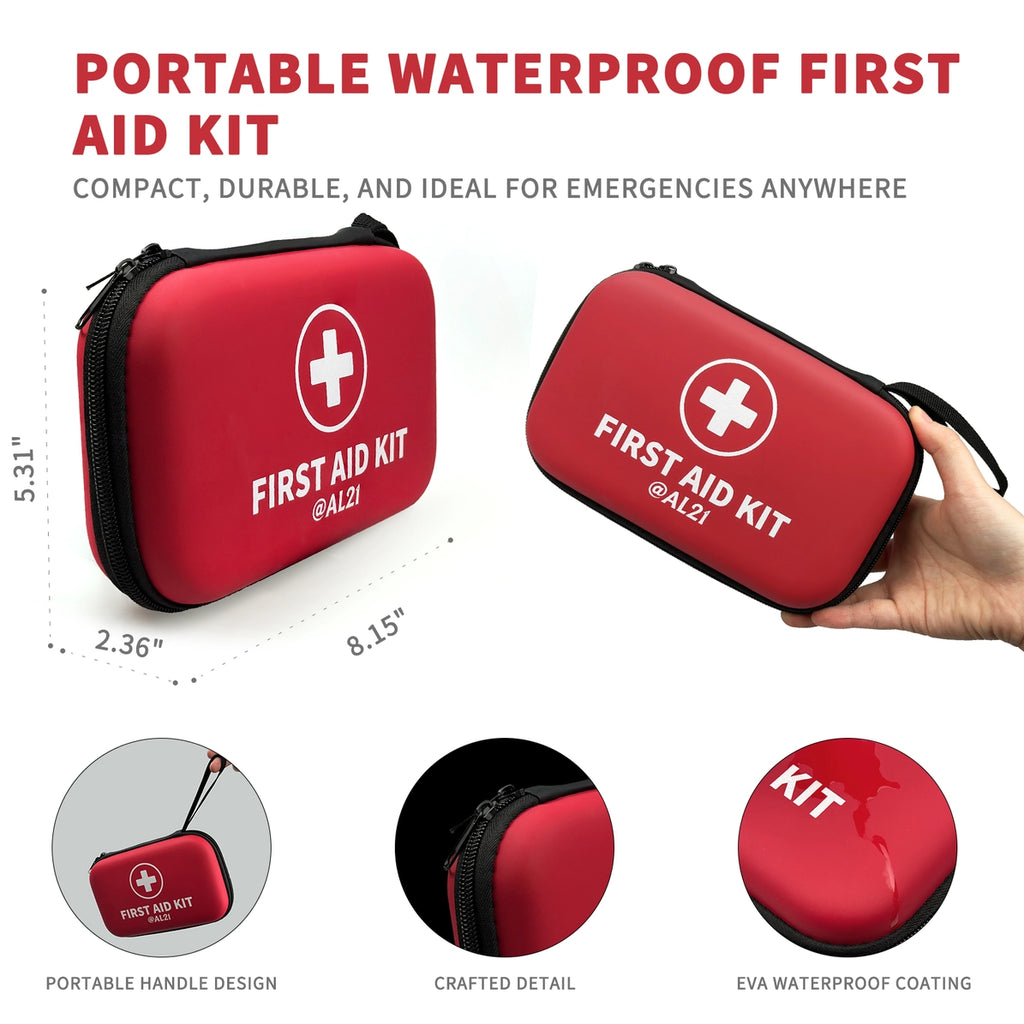 All-Purpose First Aid Kit, 184 Pieces, Emergency Kit